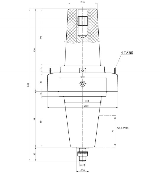 Interface B,C  up to 36kV - 400A
